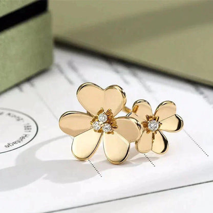 [Regalia jewelry]CLOVER COMOS GOLD DIAMOND RING