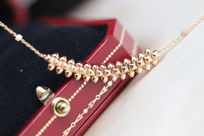 [Regalia jewelry]CLASH PINK GOLD NECKLACE