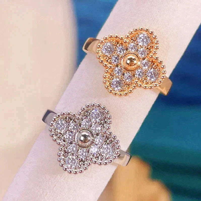 [Regalia jewelry]CLOVER DIAMOND RING