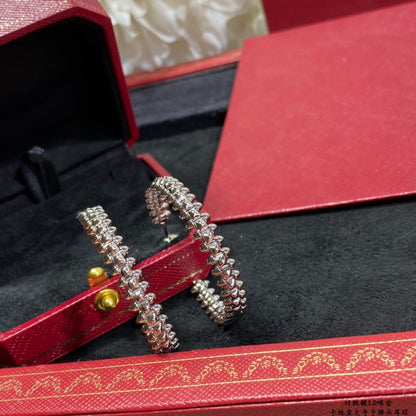 [Regalia jewelry]CLASH LARGE HOOP EARRINGS