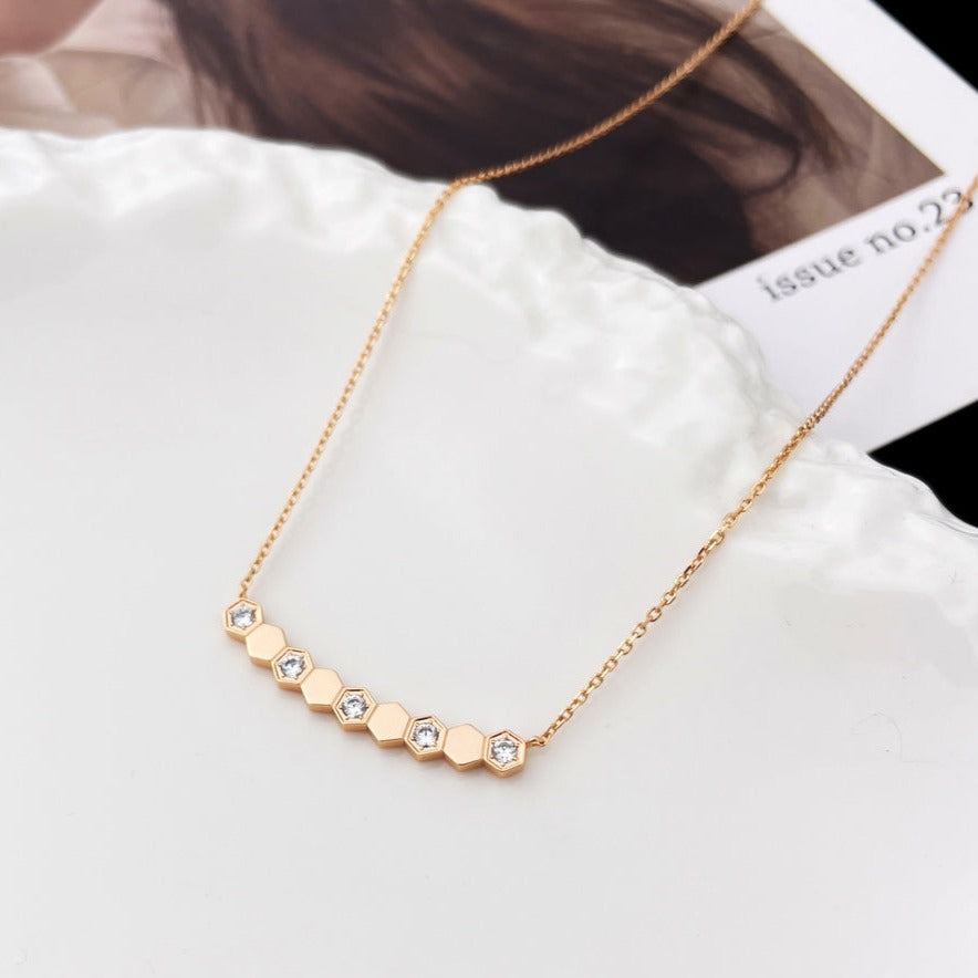 [Regalia jewelry]BEE MY LOVE DIAMOND NECKLACE