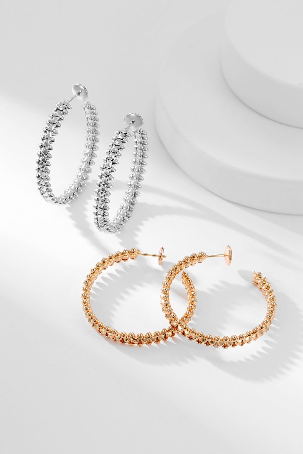 [Regalia jewelry]CLASH HOOP EARRINGS