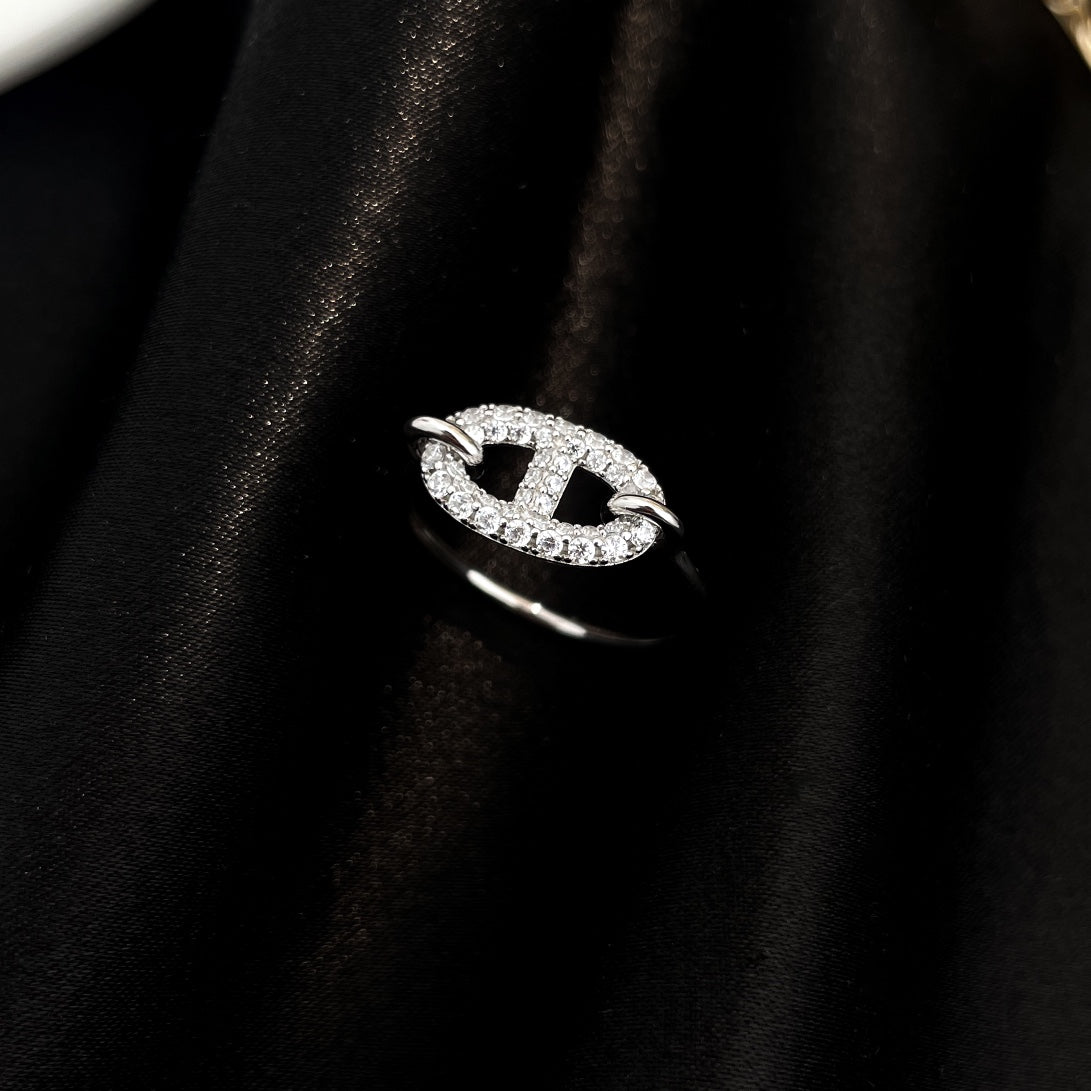 [Regalia jewelry]RONDE SMALL SILVER DIAMOND RING