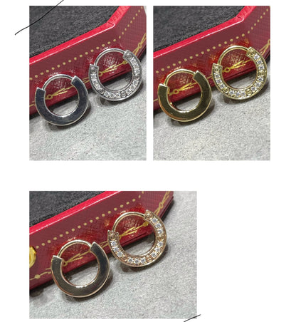 [Regalia jewelry]LOVE DIAMOND EARRINGS