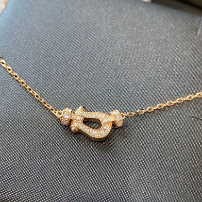 [Regalia jewelry]FORCE 10 DIAMOND PINK GOLD NECKLACE MINI MODEL