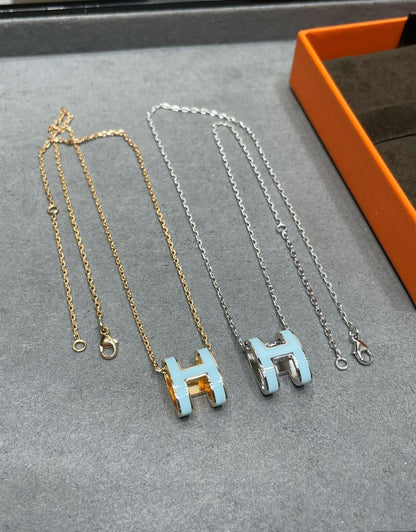 [Regalia jewelry]POP H SKY BLUE NECKLACE