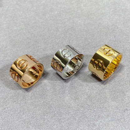 [Regalia jewelry]LOVE 11MM LARGE RING