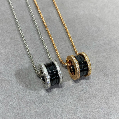 [Regalia jewelry]ZERO 1 DIAMOND CERAMIC NECKLACE