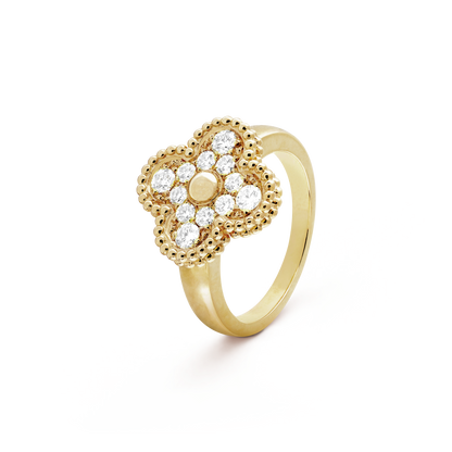 [Regalia jewelry]CLOVER DIAMOND RING
