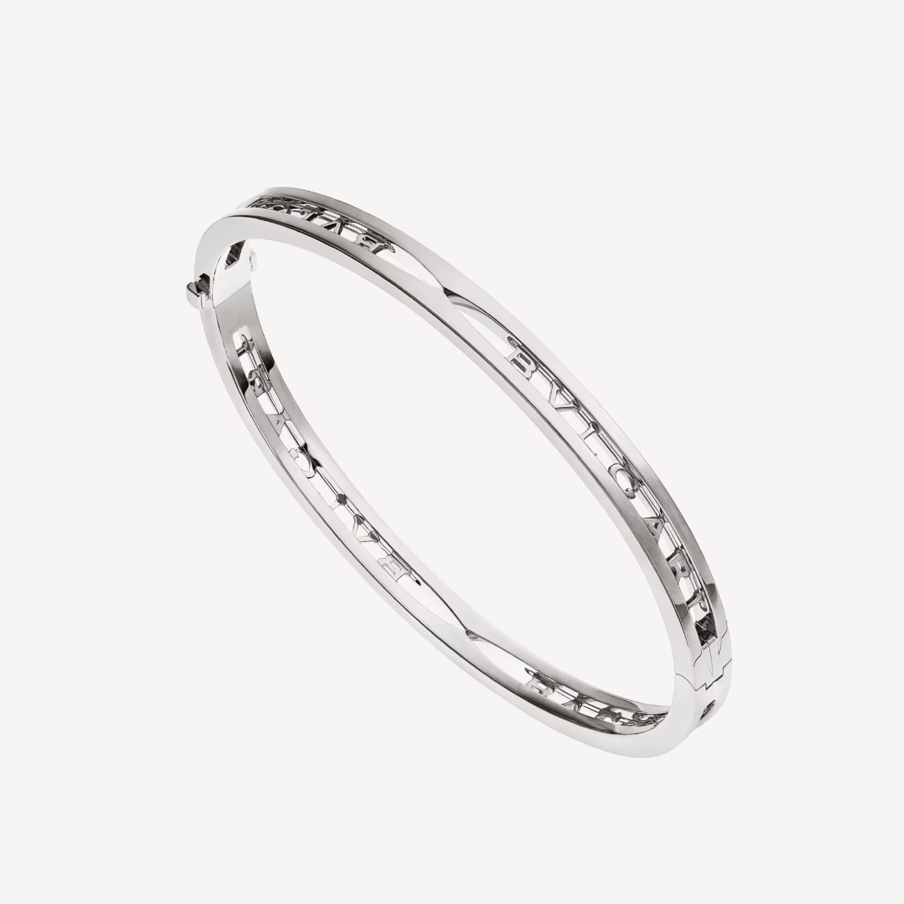 [Regalia jewelry]ZERO 1 SPIRAL LOGO SILVER BRACELET