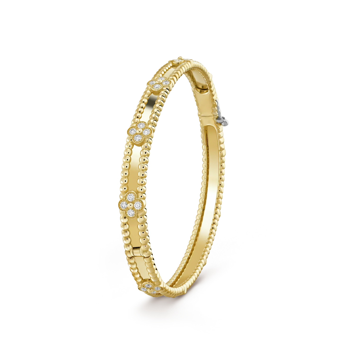 [Regalia jewelry]CLOVER BRACELET 4MM DIAMONDS