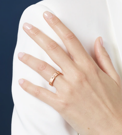 [Regalia jewelry]ALLIANCE LIENS VIDENCE DIAMOND 4MM RING