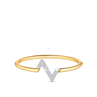 [Regalia jewelry]VOLTE UPSITE DOWN GOLD DIAMOND BRACELET