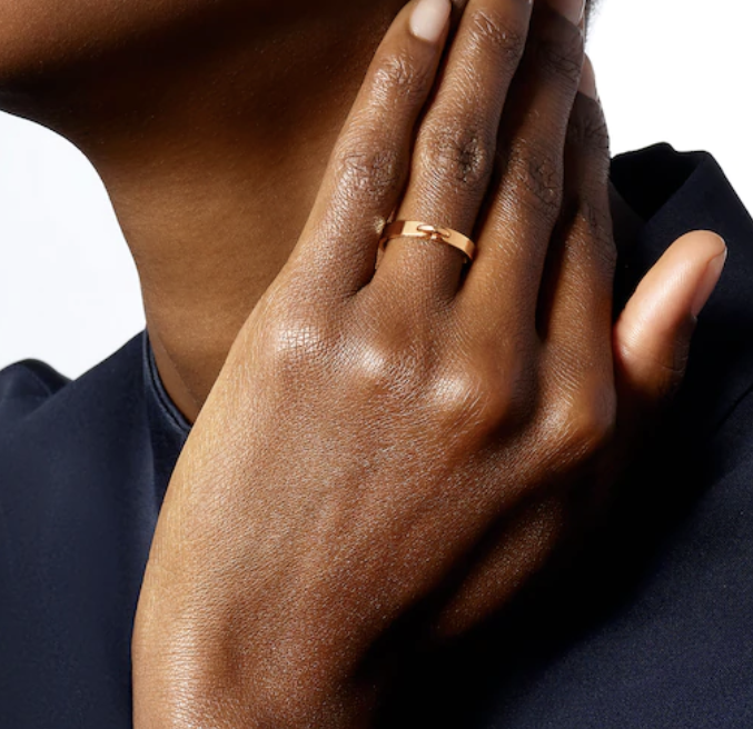 [Regalia jewelry]ALLIANCE LIENS VIDENCE 3MM RING