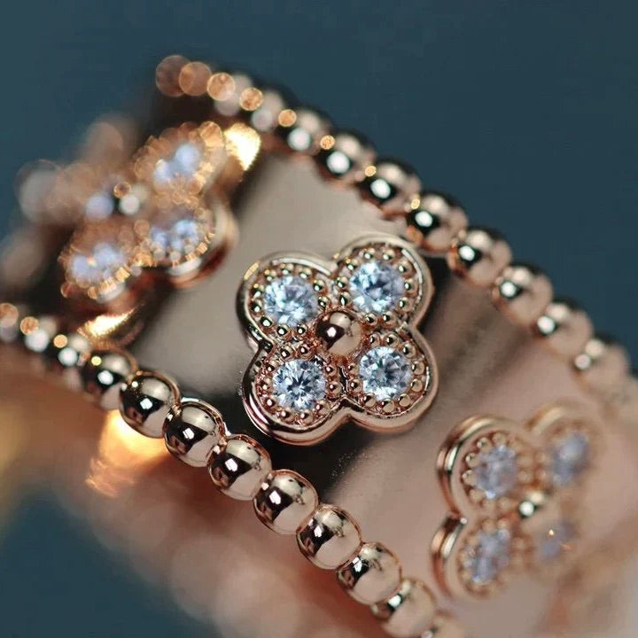 [Regalia jewelry]CLOVER KALEIDOSCOPE RING 10MM