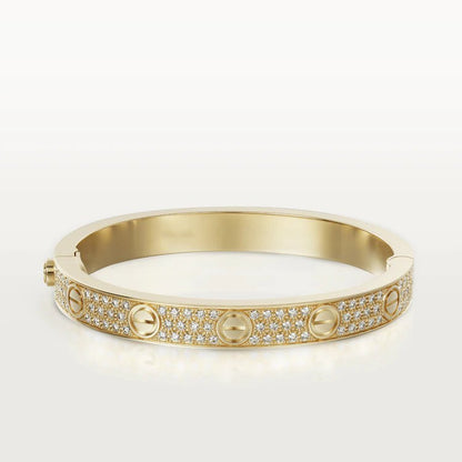 [Regalia jewelry]LOVE BRACELET 6.1MM DIAMOND-PAVED
