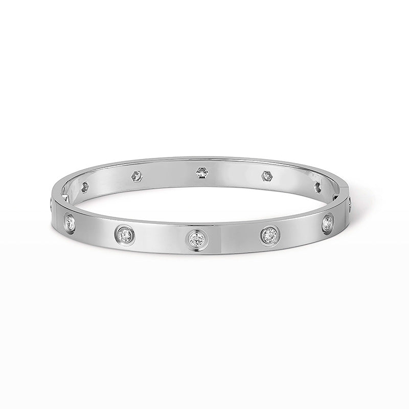 [Regalia jewelry]LOVE BRACELET 6.1MM 10 DIAMONDS