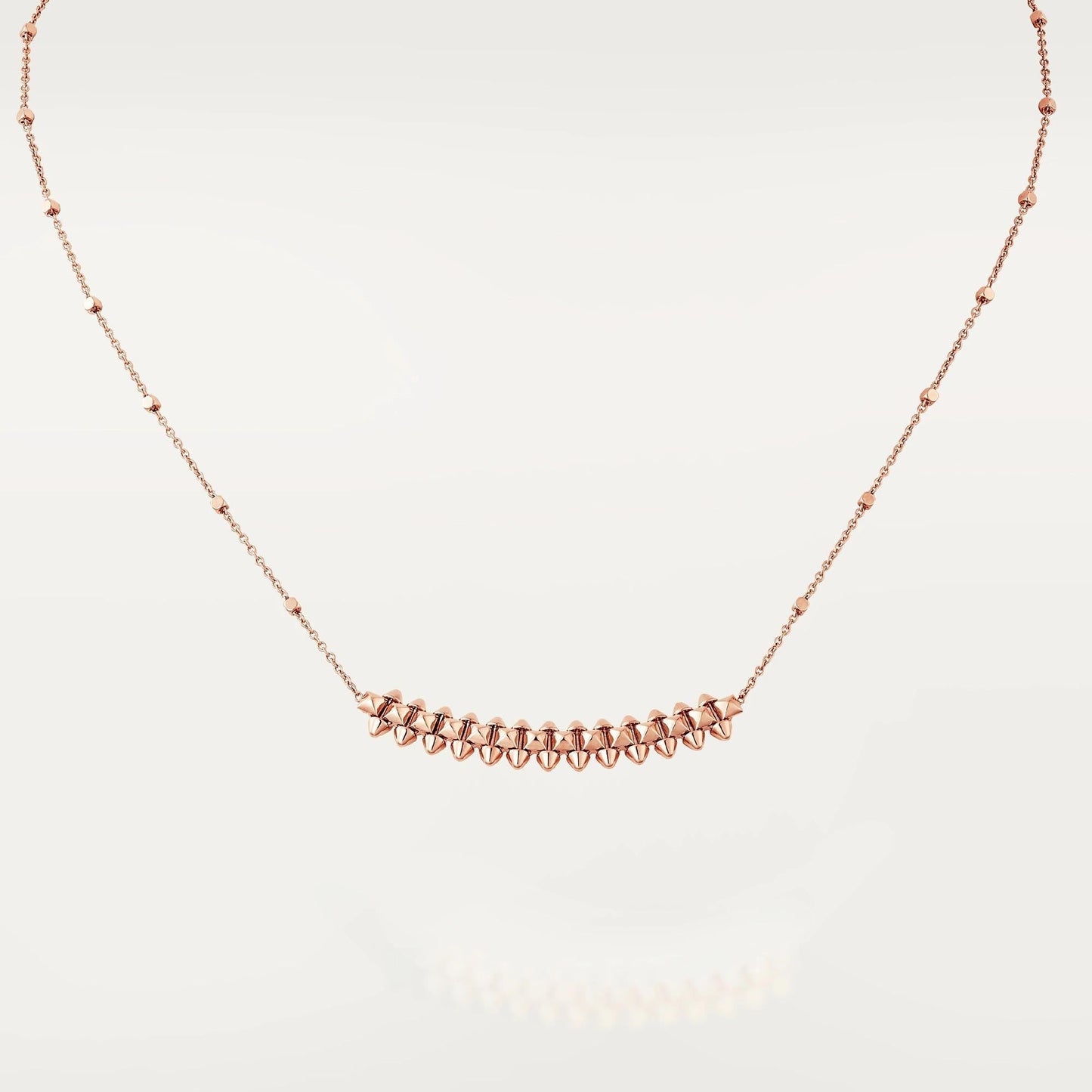 [Regalia jewelry]CLASH PINK GOLD NECKLACE