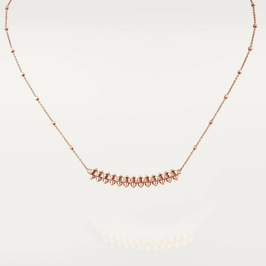 [Regalia jewelry]CLASH PINK GOLD NECKLACE