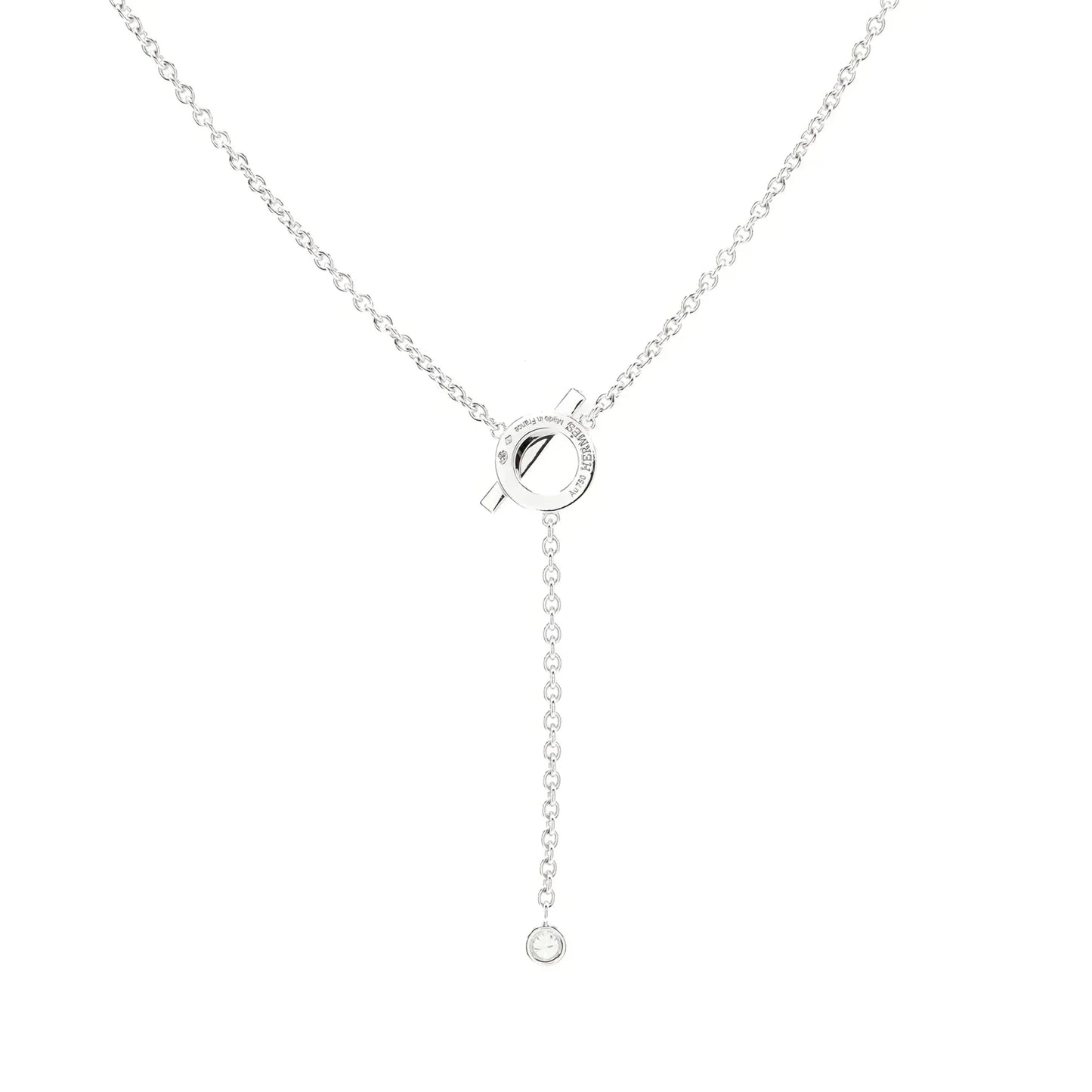 [Regalia jewelry]FINESSE SILVER DIAMOND NECKLACE