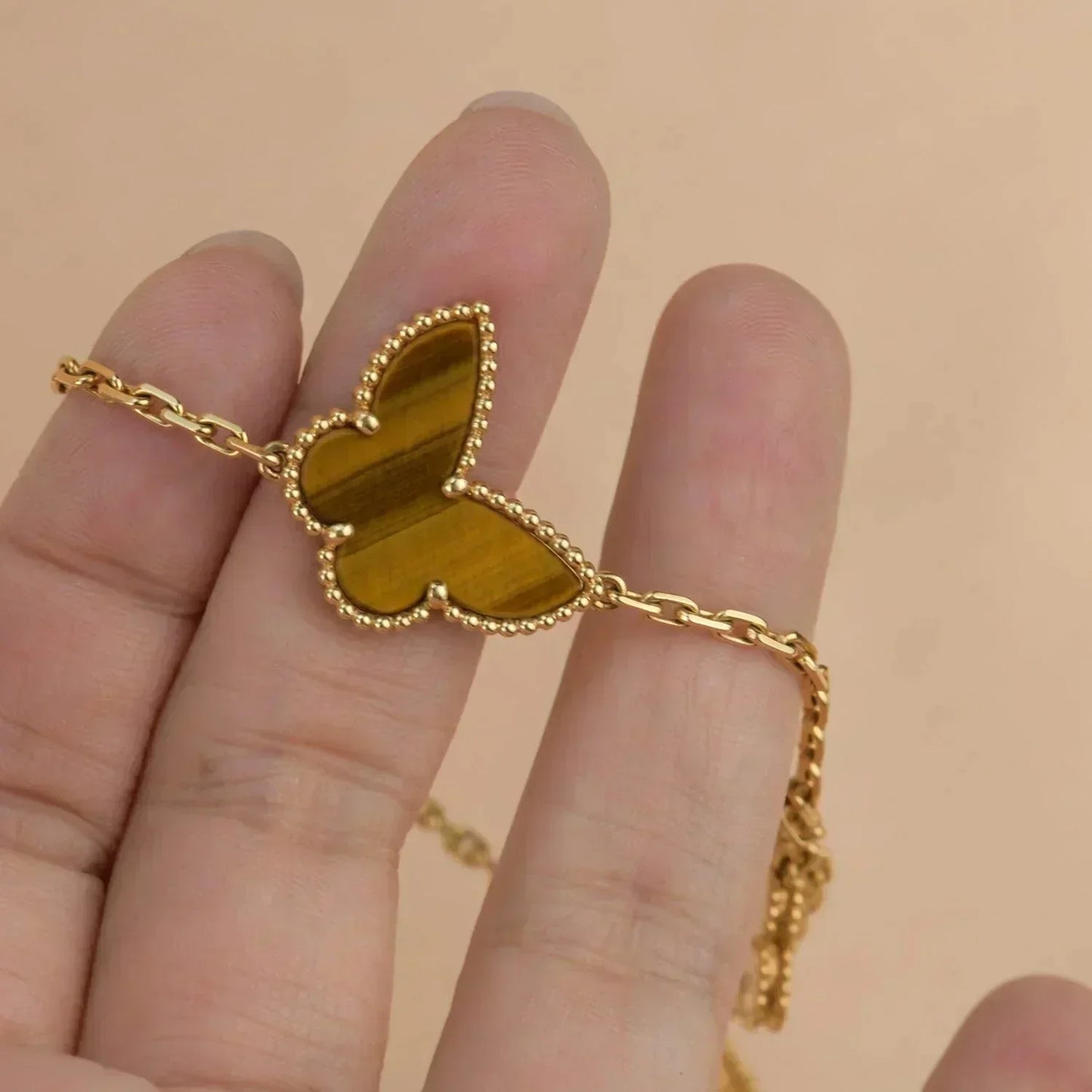 [Regalia jewelry]LUCKY SPRING 5 MOTIF GOLD BRACELET