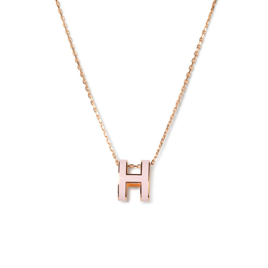 [Regalia jewelry]POP H PEDANT PINK GOLD