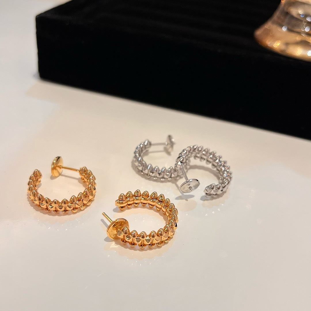 [Regalia jewelry]CLASH SMALL HOOP EARRINGS
