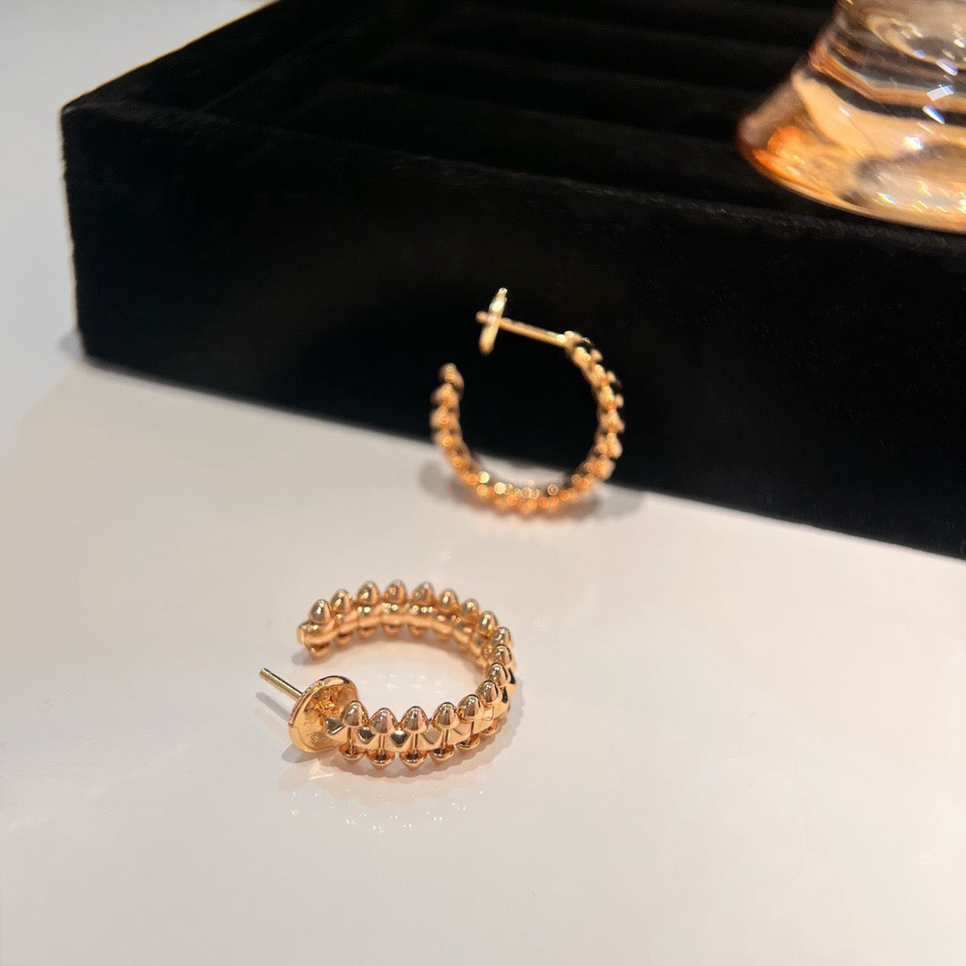 [Regalia jewelry]CLASH SMALL HOOP EARRINGS