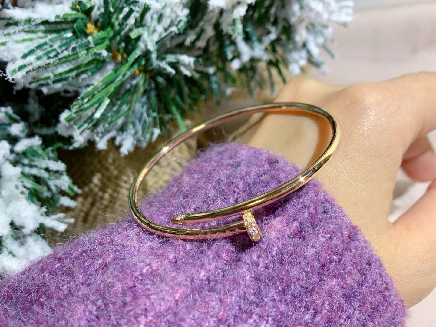 [Regalia jewelry]JUSTE BRACELET 2.5MM DIAMONDS