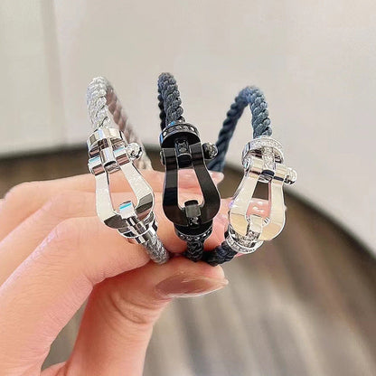 [Regalia jewelry]FORCE LARGE HORSESHOE NO DIAMOND BRACELET ROSE GOLD