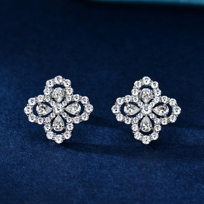 [Regalia jewelry]LOOP EARRINGS FULL MOTIF DIAMOND 16MM