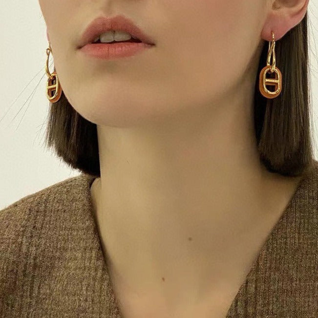 [Regalia jewelry]HM O'MAILLON GOLD EARRINGS