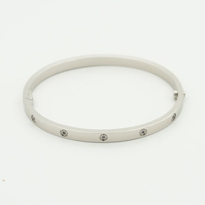 [Regalia jewelry]LOVE BRACELET 3.65MM 10 DIAMONDS