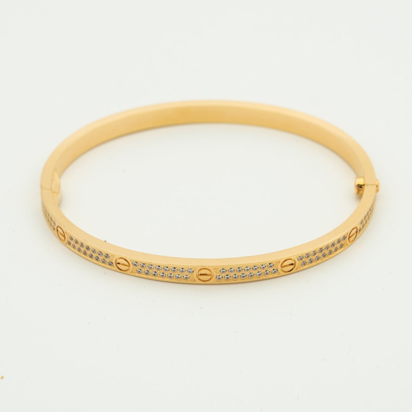 [Regalia jewelry]LOVE BRACELET 3.65MM DIAMOND-PAVED