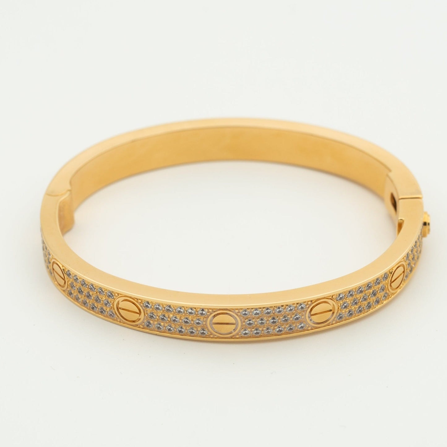 [Regalia jewelry]LOVE BRACELET 6.1MM DIAMOND-PAVED