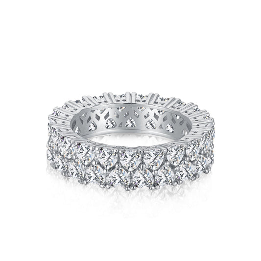[Regalia jewelry]Sparkling Full Heart Ring