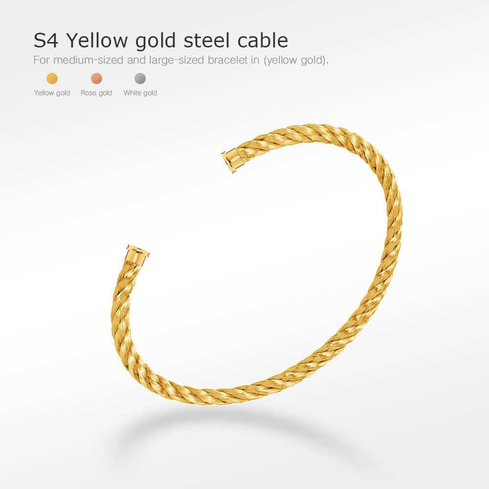 [Regalia jewelry]FORCE SERIES BRACELET CABLES 50 CHOICES (DIY SELECTION)