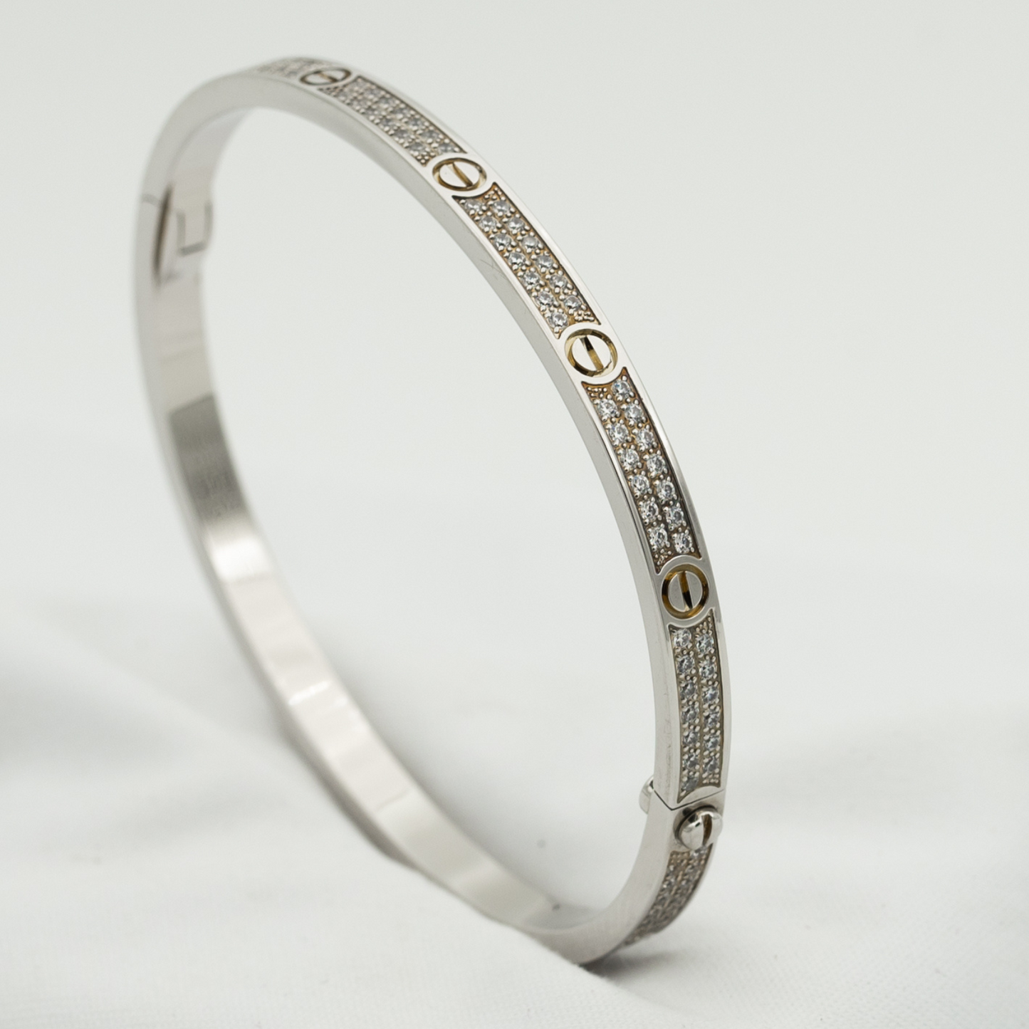 [Regalia jewelry]LOVE BRACELET 3.65MM DIAMOND-PAVED