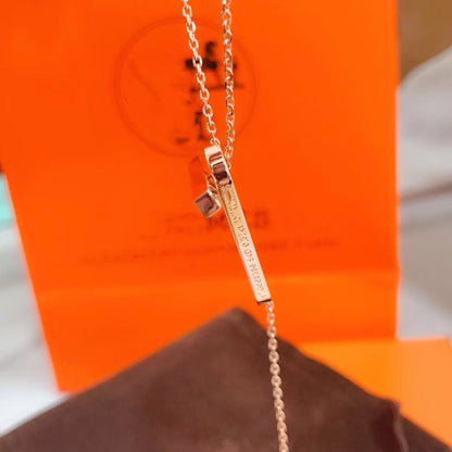 [Regalia jewelry]HM NECKLACE PLATINUM ROSE GOLD DIAMOND