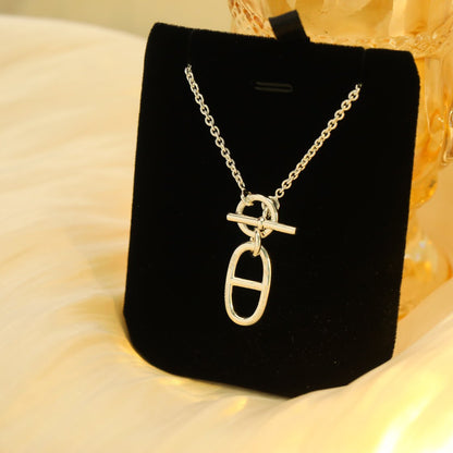 [Regalia jewelry]HM CHAINE D'ANCRE PENDANT NECKLACE STERLING SILVER