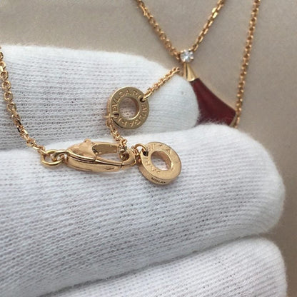 [Regalia jewelry]DREAM NECKLACE CARNELIAN 1 DIAMOND