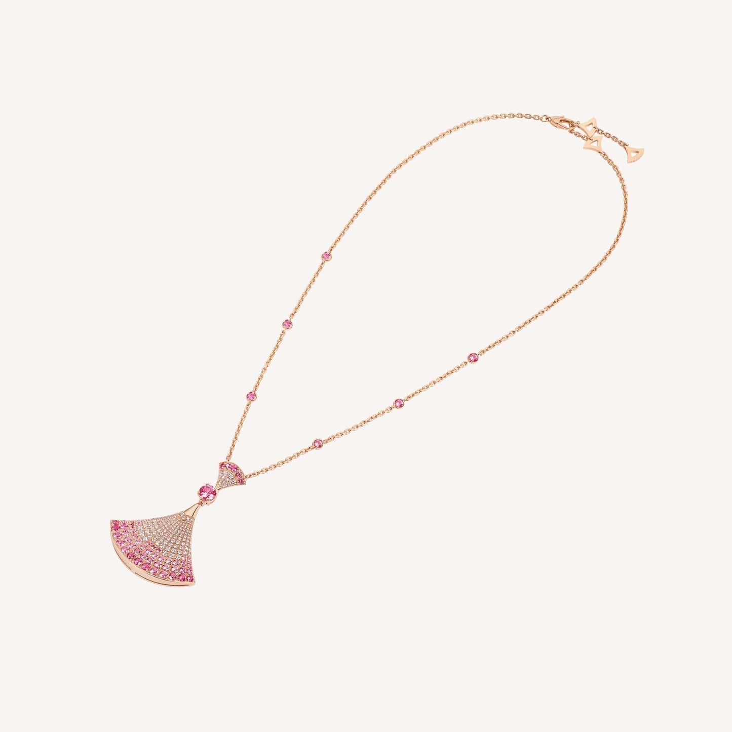 [Regalia jewelry]DREAM NECKLACK DIAMOND PINK GOLD