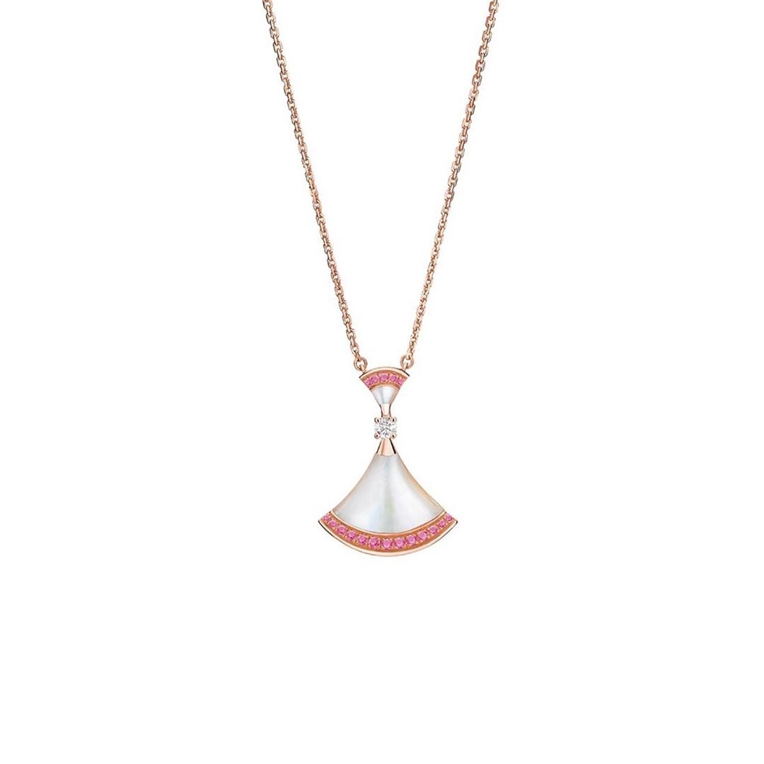 [Regalia jewelry]DREAM NECKLACE MOP PINK DIAMOND