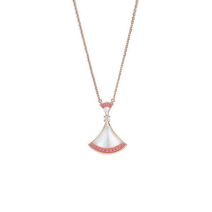 [Regalia jewelry]DREAM NECKLACE MOP PINK DIAMOND