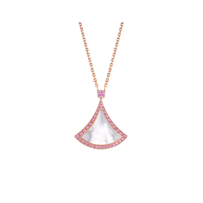 [Regalia jewelry]DREAM NECKLACE MOP DIAMOND PINK