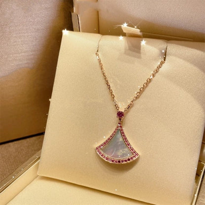 [Regalia jewelry]DREAM NECKLACE MOP DIAMOND PINK