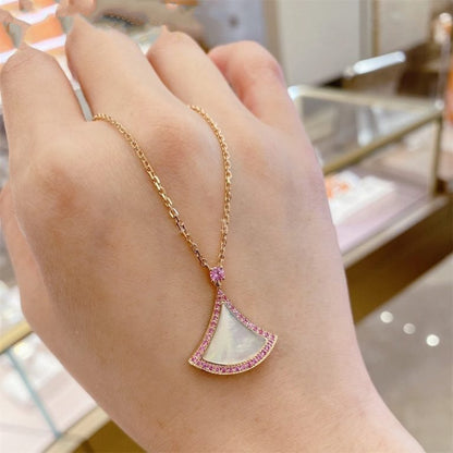 [Regalia jewelry]DREAM NECKLACE MOP DIAMOND PINK