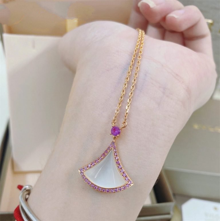 [Regalia jewelry]DREAM NECKLACE MOP DIAMOND PINK