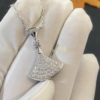 [Regalia jewelry]DREAM NECKLACE SILVER FULL DIAMOND
