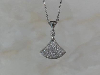 [Regalia jewelry]DREAM NECKLACE SILVER FULL DIAMOND